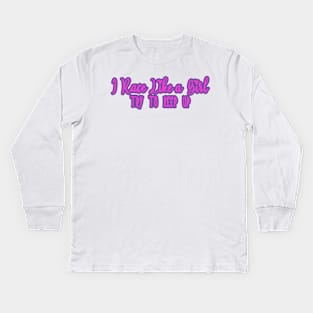 Race Like a Girl Kids Long Sleeve T-Shirt